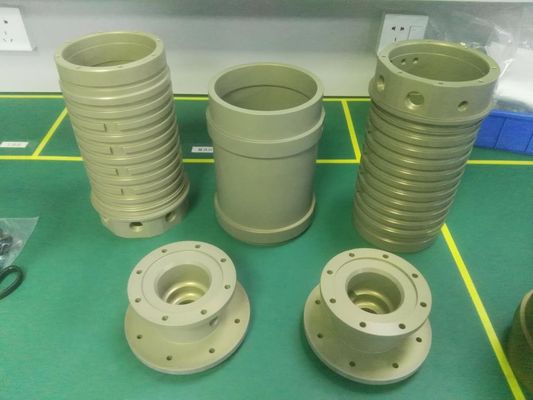 단단한 양극 처리 CNC 모터 장비 원심 펌프 성분 0.02mm 편평함