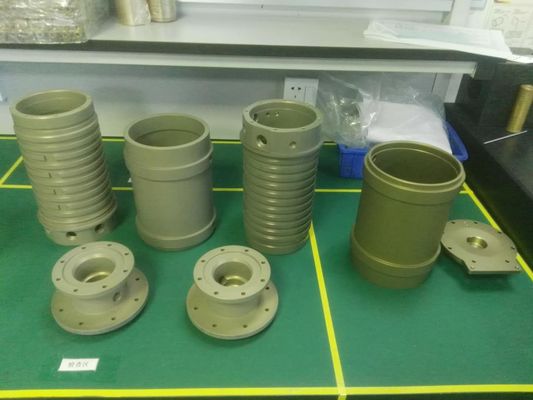 단단한 양극 처리 CNC 모터 장비 원심 펌프 성분 0.02mm 편평함